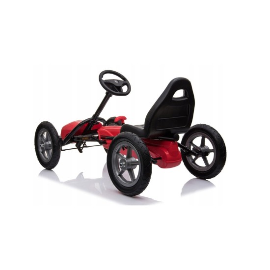 Go-kart Buggy pripučiami ratai, raudona