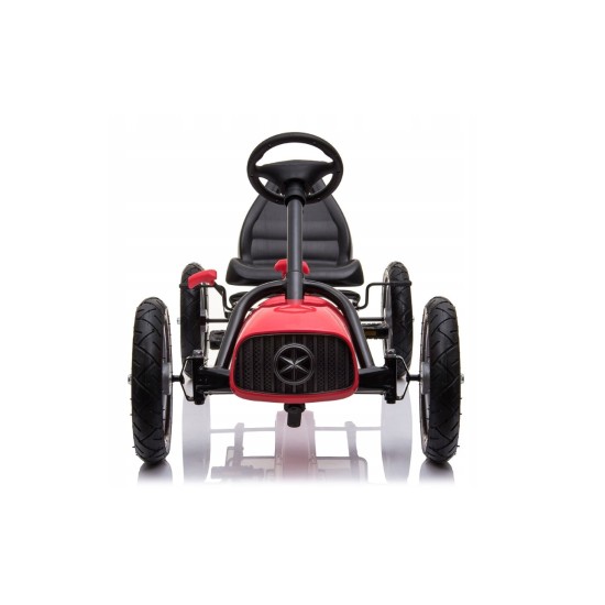 Go-kart Buggy pripučiami ratai, raudona