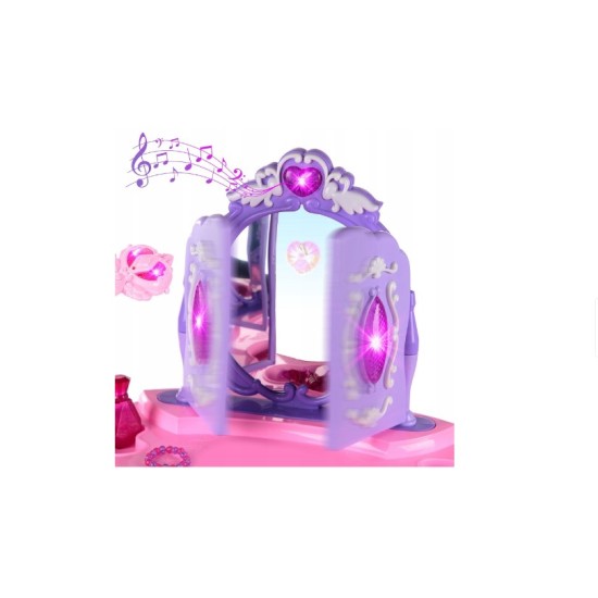 Grožio salonas Princesei su aksesuarais, kėdute ir MP3  " BEAUTY "