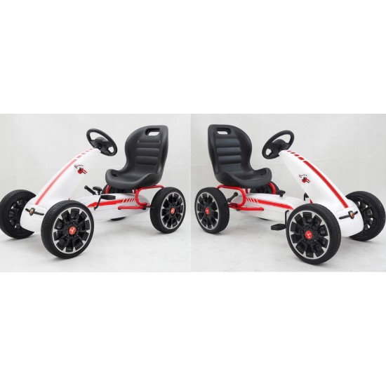 Minamas kartingas Hecht Abarth, baltas