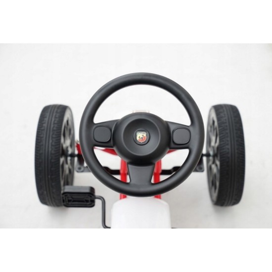 Minamas kartingas Hecht Abarth, baltas