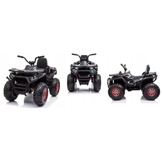 Vienvietis vaikiškas elektromobilis Quad ATV Desert, juodas