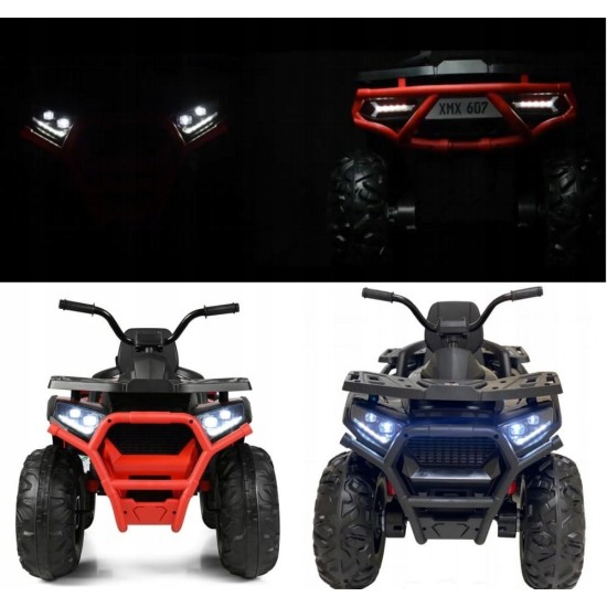 Vienvietis vaikiškas elektromobilis Quad ATV Desert, juodas