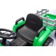 Elektrinis traktorius New Holland su priekaba, žalias