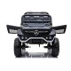 Dvivietis elektromobilis vaikams Lean Cars Mercedes Unimog 4x4, juodas