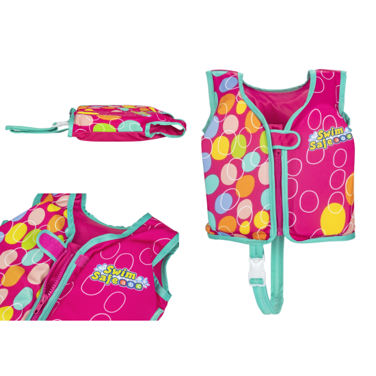 "Bestway" Plaukimo liemene "Swimming Vest" , Rose 56 cm.