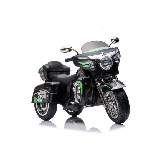 Elektrinis vaikiškas triratis motociklas  Goldwing NEL-R1800GS,  juodas