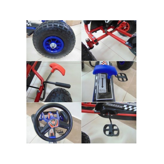 Sportinis minamas kartingas Gokart AIR, mėlynas
