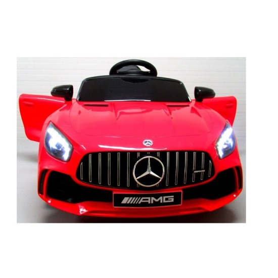 Vienvietis elektromobilis vaikams Mercedes AMG GT R, raudonas
