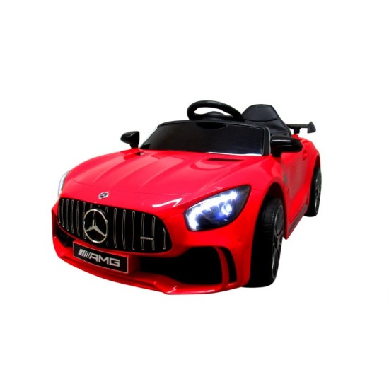Vienvietis elektromobilis vaikams Mercedes AMG GT R, raudonas