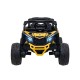 Vienvietis vaikiškas elektromobilis Can-Am Maverick ATV, geltonas – 24V, 4 varikliai, 800W geltonas
