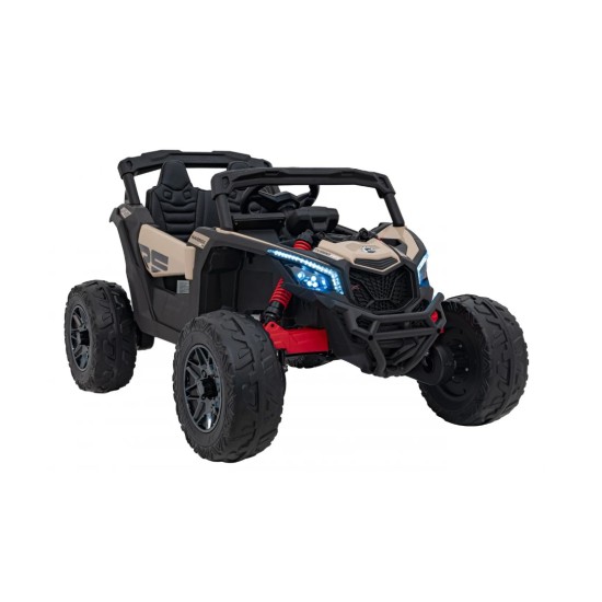 Vienvietis vaikiškas elektromobilis Can-Am Maverick ATV, 800w, 4x4, juodas