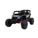 Vienvietis vaikiškas elektromobilis Can-Am Maverick ATV, 800w, 4x4, juodas