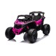 Vienvietis vaikiškas elektromobilis Can-Am Maverick ATV, – 24V, 4 varikliai, 800W rožinis