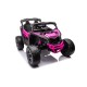 Vienvietis vaikiškas elektromobilis Can-Am Maverick ATV, – 24V, 4 varikliai, 800W rožinis