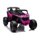 Vienvietis vaikiškas elektromobilis Can-Am Maverick ATV, – 24V, 4 varikliai, 800W rožinis