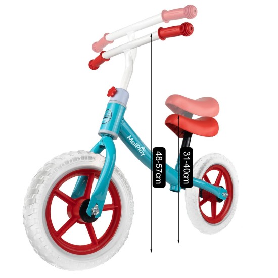 Balansinis dviratukas Malplay 12" Eva,  Red/Blue