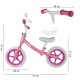 Balansinis dviratukas Malplay 12" Eva,  Pink