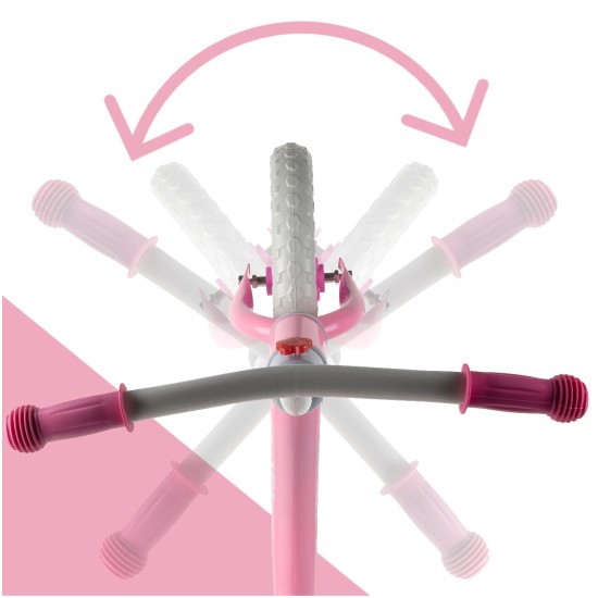 Balansinis dviratukas Malplay 12" Eva,  Pink