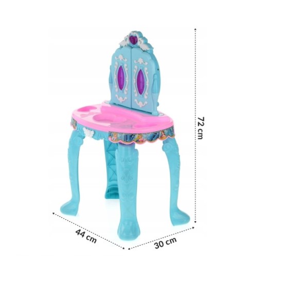 Grožio salonas Princesei su aksesuarais, kėdute ir MP3  " KELISA "