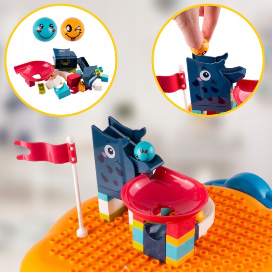 Mokomasis Interaktyvus stalas Montessori 4in1