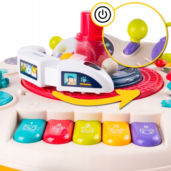 Mokomasis Interaktyvus stalas Montessori 4in1