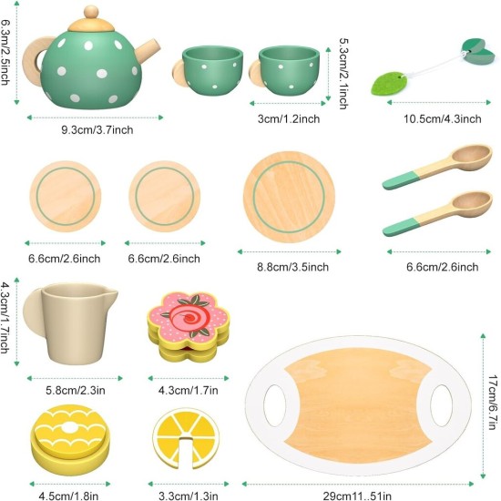 Medinis arbatos rinkinys  “ Tea set ” 