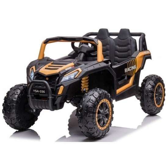 Dvivietis elektromobilis UTV Buggy Racing 4x4, Gold