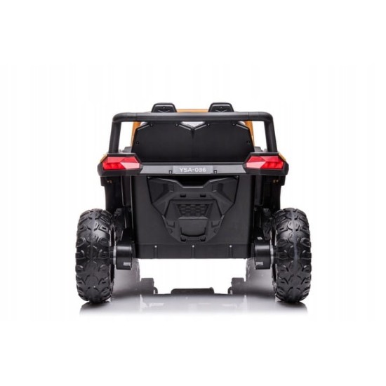 Dvivietis eektromobilis vaikams Buggy Atv Racing 4x200w 24v, raudonas