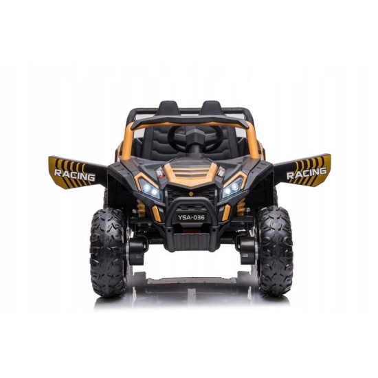 Dvivietis eektromobilis vaikams Buggy Atv Racing 4x200w 24v, raudonas