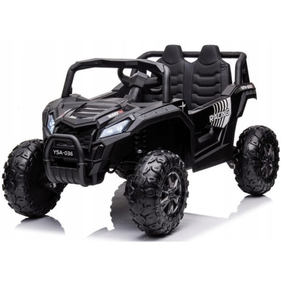 Dvivietis elektromobilis UTV Buggy Racing 4x4, Black