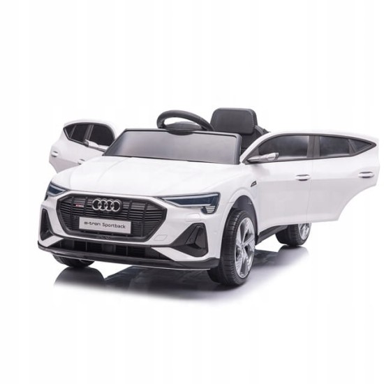 Elektromobilis vaikams Audi E- Tron QLS-6688, 4x4, baltas