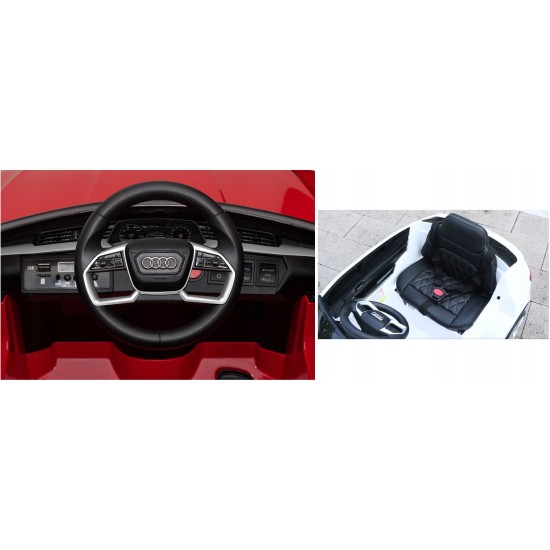 Elektromobilis vaikams Audi E- Tron QLS-6688, 4x4, juodas