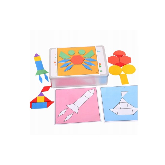 Mokomoji Montessori magnetinė dėlionė 