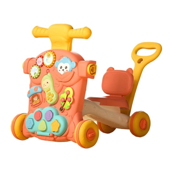 Daugiafunkcinis stumdukas kūdikiams Montessori 3in1. Orange
