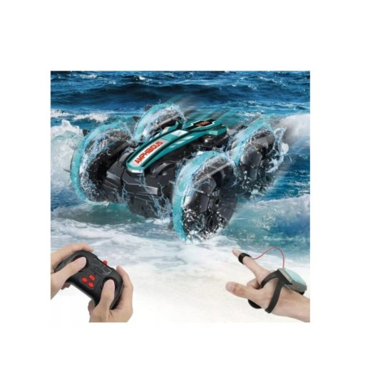 Nuotoliniu būdu valdomas vandens automobilis Amphibious
