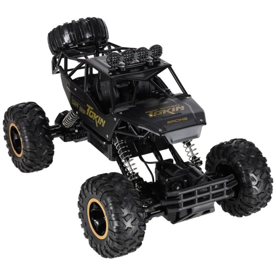 RC automobilis Rock Crawler 1:12 4WD METAL juodas