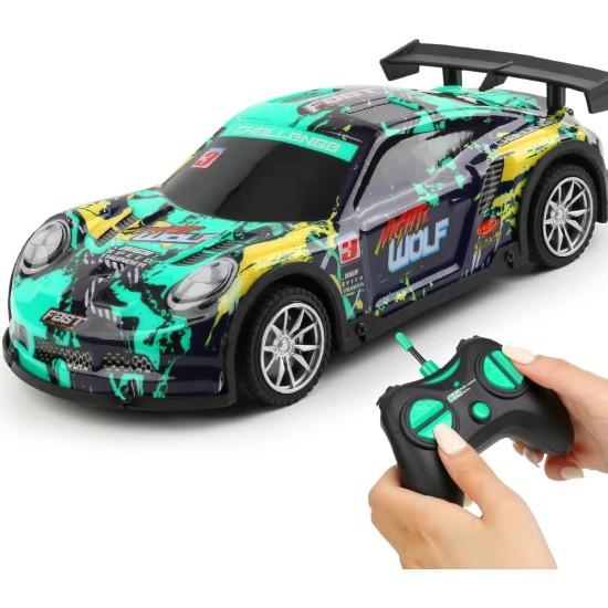 RC lenktyninis automobilis su nuotolinio valdymo pultu