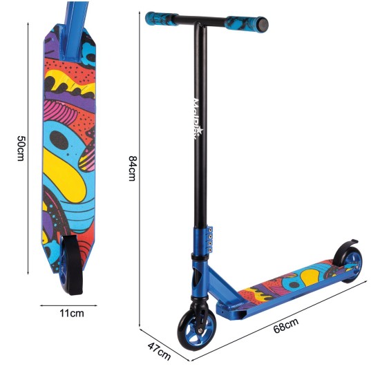 Paspirtukas Scooter 105mm ABEC9, Blue