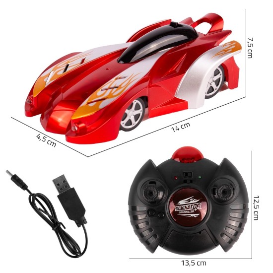 RC Nuotoliniu būdu valdomas sportinis automobilis važiuojantis ant sienų„Top Speed“