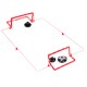 Stalo futbolo žaidimas "Hoverball" 
