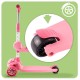 Triratis paspirtukas su sėdyne, Cat 2in1, Rose