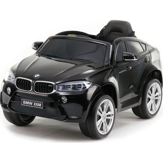 Vienvietis vaikiškas elektromobilis BMW X6M,  Juodas