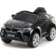 Vienvietis vaikiškas elektromobilis BMW X6M,  Juodas