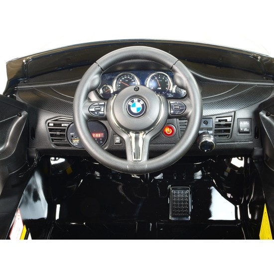 Vienvietis vaikiškas elektromobilis BMW X6M,  Juodas