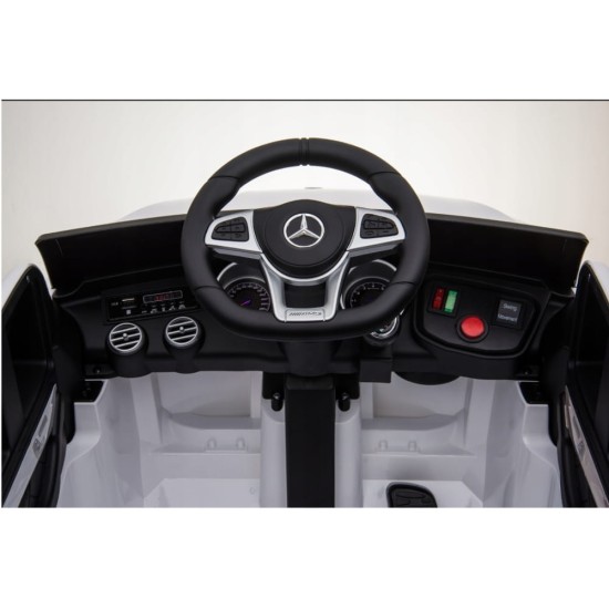 Vienvietis vaikiškas elektromobilis Mercedes Benz GLC 63S  4x4, Juodas