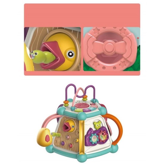 Ergoterapinis veiklos kubas magic box 7 in 1