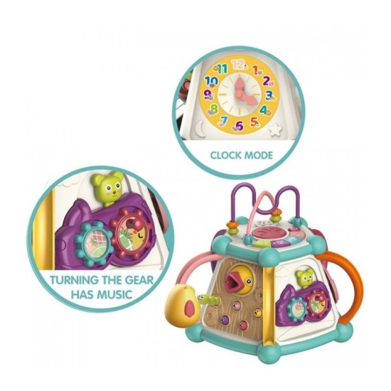 Ergoterapinis veiklos kubas magic box 7 in 1
