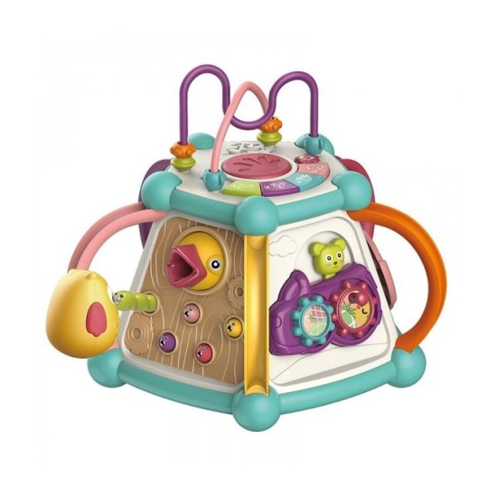 Ergoterapinis veiklos kubas magic box 7 in 1