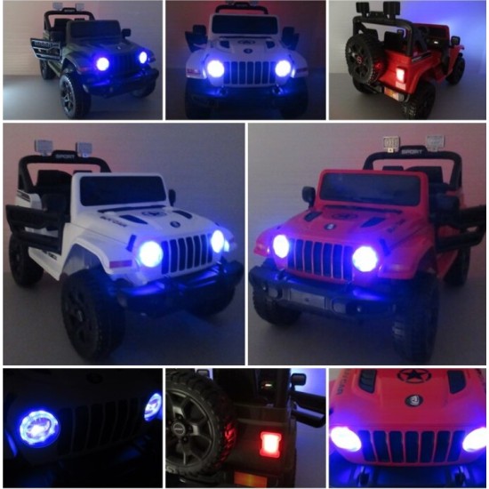 Elektromobilis vaikams FT-938 baltas 4x4